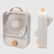 코베아 에어팬 USB 충전식, 브라운/Free