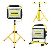 150w 충전식 스탠드 사각 투광등 LED 투광기 거치대 작업등 이동식 삼각대 정원 USB c타입 공장 램프, 상세페이지 참조