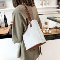 여성 무지 천 캔버스가방 데일리 숄더백 20대후반가방