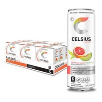 Celsius 셀시우스 피트니스 드링크 자몽 멜론 그린티 355ml 24캔