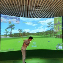 홈스크린골프 가정용 실내 골프 시뮬레이터 임팩트 스크린 센서 300x200CM 체육관 홈 공 타겟 운동 디, 01 300x200cm
