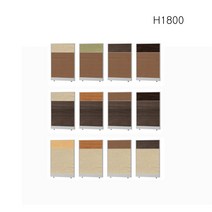 PDS-25 H1800 PVC 45T 우드투톤 사무실파티션 사무실칸막이 가림막 파티션, (부속), (부속)