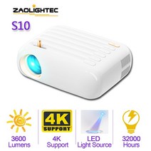 차량용 컵홀더 컵트레이 ZAOLIGHTEC-S10 휴대용 와이파이 미니 프로젝터 스마트 지원 4K HD 영화 100 인치 대형 스크린 LED 블루투스, [03] AU 플매트 카펫 러그, 무선 버전_AU 플러그