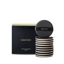 비디비치 [비디비치] 퍼펙트 브이 핏 쿠션 퍼프 세트(10매입), 블랙, 1개