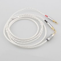 Audiocrast 8 코어 실버 도금 OCC 이어폰 케이블 포커스 클리어 Elear Elex Elegia Stellia, 04 4pin xlr male plug_02 1m