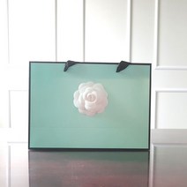셀비오 럭셔리 쇼핑백 대형 5종택1 명품, 1개, 라이트스카이블루