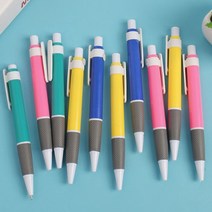 베이직 컬러 클립볼펜 10P 서명 관공서 학교 비품 공부방 다꾸