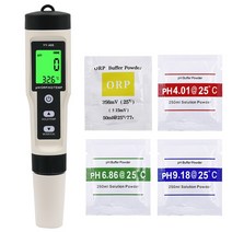 4in 1 수소 이온 농도 수질 테스트 펜 YY-400 PH/ORP/H2/TEM 디지털 식수 측정기, 02 with backlight