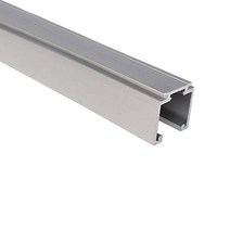 천정설치용 EMD레일(오메가타입) 2M 3M(100kg이하용) _슬라이딩문부속 하부가이드 슬라이딩레일 행거레일 슬라이딩도어레일 댐핑레일 천정설치 벽면설치 포켓도어 양댐퍼 중량문, 3M