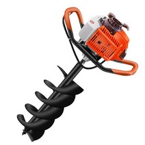 땅 파는 기계 고랑 밭 굴착기 드릴 향타기 구굴기 농기구 엔진 구멍 타격봉, 2행정 68CC+8cm 합금 단일 로브