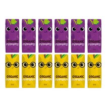 오가닉유기농 트니지니125ml 각6개씩 (총12팩) 어린이음료 팩 1500ml
