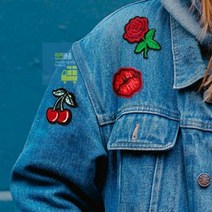 열접착 미니 와펜 자수패치 유아 미술놀이 초딩 유아 만들기 키트 초등학생 만들기 세트, 03_소형스팽글-입술 UCMPC1010
