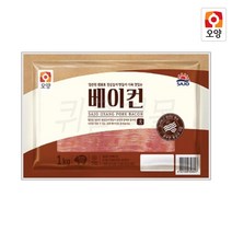 사조오양 베이컨 슬림 슬라이스 정품 1kg, 1개
