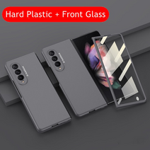 갤럭시Z 플립 폴드 호환케이스 전면 강화 유리 투명 케이스 samsung galaxy z fold 3 4 커버 도금 프레임 하드 클리어 s 펜 슬롯 홀더 백 케이스