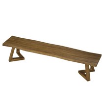 우드슬랩 의자 긴의자 원목 통나무 벤치 식당 대기실, 쇼트 스툴70×30×45 판두께 5 cm