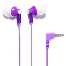 Panasonic 에르고핏 인이어 이어버드 헤드폰 인체공학적 컴포트핏 9mm 블랙 다이나믹 크리스탈 클리어 사운드 (RP HJE120K), Purple_No Mic, No Mic