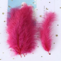 깃털 조명 장 스탠드 50Pcs 자연 터키 깃털 DIY 웨딩 의류 장식 쥬얼리 공예에 대 한 봉 제 액세서리 만들, 03 wine red