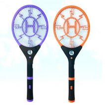 한일 충전식 전기모기채, 오렌지, 1개