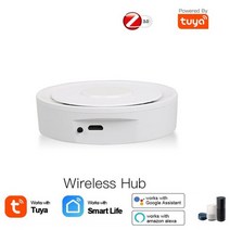 Tuya-스마트 홈 지그비 3.0 게이트웨이 허브 2.4G WiFi 무선 브리지 라이프 앱 원격 컨트롤러 알렉사 구글, 05 ZigBee Gateway D