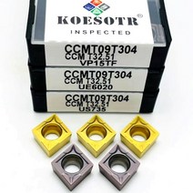 선반 밀링 바이트 ccmt060204 ccmt09t304 내부 선삭 공구 ccmt cnc 절삭 공구 카바이드 인서트 ccmt 060204 vp15tf 공구, ccmt09t304 vp15tf, 100개(10박스), 1개