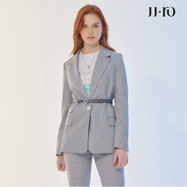 JJ지고트 JJ.ro 린넨 체크 롤업 자켓 GL4M0JK90