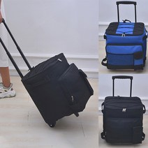 BUyuS캐리어 보온 캠핑장냉장고 캠핑 보냉 아이스박스 차박굿딜 브이숍, 블랙