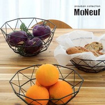 모네프 블랙파우더 다용도 과일바스켓 바구니, 기본형