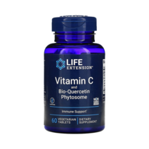 라이프 익스텐션 Vitamin C and Bio-Quercetin Phytosome 비타민 C 케르세틴 파이토솜 60 Vegetarian Tablets, 60정, 1개