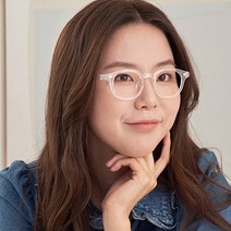 블루래빗 남여공용 자외선 블루라이트차단 아넬형 판토 뿔테안경