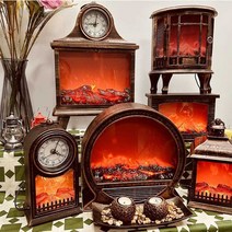 벽난로모형 인테리어 실내 장식 거실, L