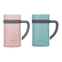 [천삼백케이] [피엠에스] 락앤락 이지 보온머그컵 500ml 텀블러 보온보냉병, 핑크, 옵션선택