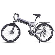 M90 MTB 전동바이크 전기자전거 48V 10AH 26인치, 상세 페이지 참고, 350W 회색/70-90km 통합휠48V