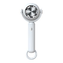 해피바이 휴대용 버클 핸드 탁상겸용 아이스 냉각 손선풍기YL-004, 화이트