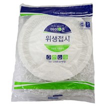 아이존 일회용 야외용 나들이 위생 접시 23cm(10매) 일회용접시, 1개, 10매