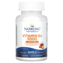 노르딕 내추럴스 비타민D3 5000IU 패션프루트 구미젤리 30정 Vitamin D3