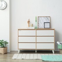 [무료배송]모아이 3단 와이드 서랍장, 없음