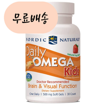 노르딕내츄럴스 어린이 오메가3 340m.g 과일맛 30, 1개, 30개