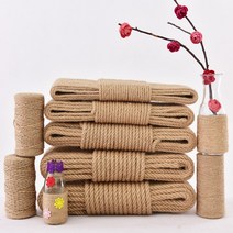 아리랑유통 마로프 4 - 20mm 50 - 100M 인테리어 장식끈 공예 황마 밧줄, 25M, 1개