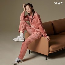 [SIWY] 올데이즈 벨로아 셋업 3종세트 핑크