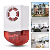 스마트 무선 사이렌 비바람에 견디는 외부 플래시 LED 스트로브 야외 홈 G2B O2B GSM 경보 시스템 뜨거운, 315MHZ UK