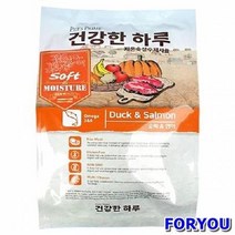 ForU2 반려동물 저온숙성 수제 사료 오리 연어 습식 캣타워 강아지장난감 강아지모자, 오리연어 수제사료 1kg 습식