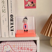 아크릴 디스플레이 케이스 대형 방진 클리어 박스 캐비닛 벽 마운트 액션 피규어 수집품 모델 인형 장난감 스토리지, [01] 12x12x8cm, [01] red