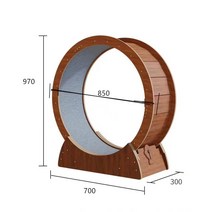 강아지 고양이 러닝머신 애완동물 장난감 운동훈련 체중 감소 애견런닝머신 무소음 캣워크 캣휠, H