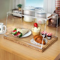 아틱/브래드 박스/아크릴 원목 재질/ 빵보관 박스/케이스/브레드박스/Bread Box 브레드박스L 화이트, 1개