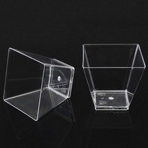 일회용 플라스틱 아이스크림 컵 10 개 과일 캔디케이크 젤리 요구르트 무스 디저트 베이킹 부분 식품 용기, B