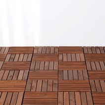 [마켓비] MUPAN 원목조립마루 30x30 아카시아, 내추럴, 10개입