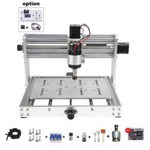 3020 최대 3 축 레이저 조각 밀링 머신 CNC 스핀들 나무 라우터 기계 금속 절단 DIY PCB 조각사, No Laser_With Controller