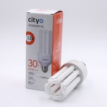 삼파장전구 엘타임 램프 30W, 전구색(웜화이트), 1개
