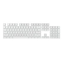 Corsair 미국출고-CORSAIR PBT DOUBLE-SHOT PRO Keycap Mod Kit – Double-Shot PBT Keycaps – Arctic White – 표준 하단 행 – 질감 있는 표면 – 1.5mm 두께 벽 – -171234, 02.표준 하단 행, 03.아틱 화이트