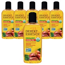 데저트에센스 오가닉 호호바오일, 118ml, 6개